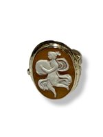 Ringe Mandile 1922 Dame Cammei  in Silber Conchiglia 2ANCM16